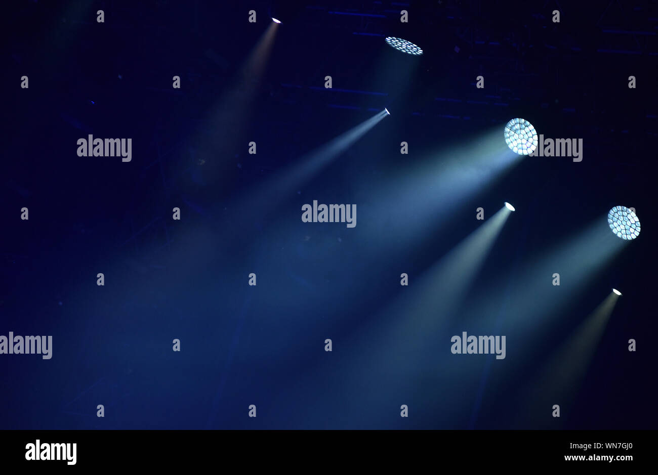 Stage lighting blue hires stock photography and images Alamy
