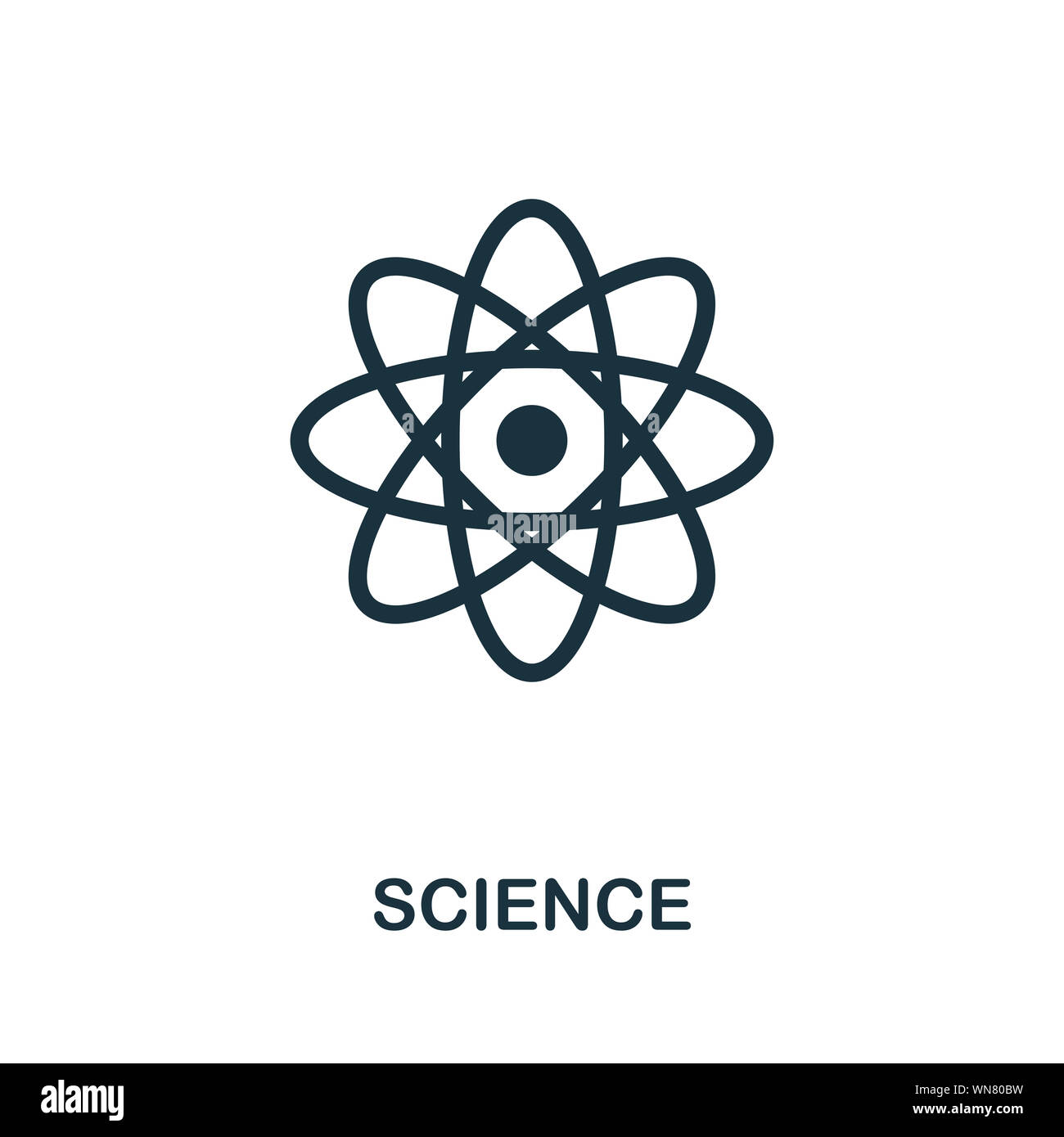 Science icon symbol. Creative sign from biotechnology icons collection