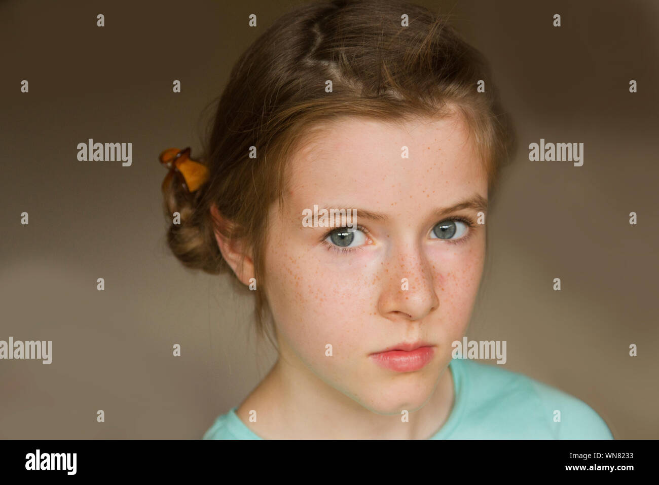 Portrait blond girl hi-res stock photography and images - Alamy