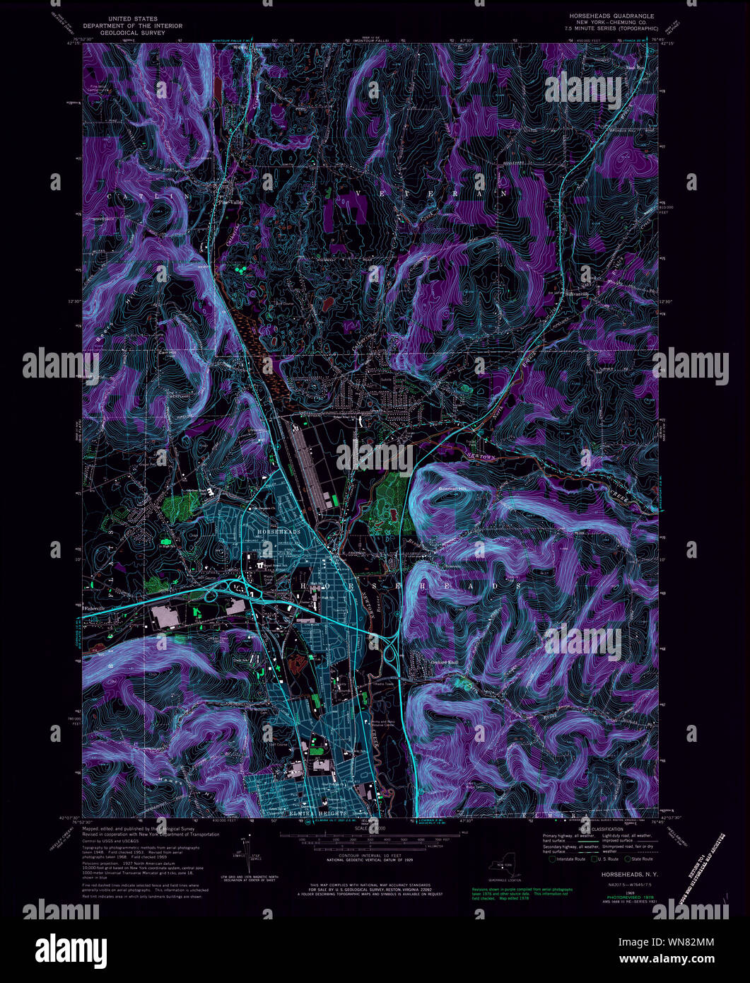 New York NY Horseheads 129780 1978 24000 Inverted Restoration Stock