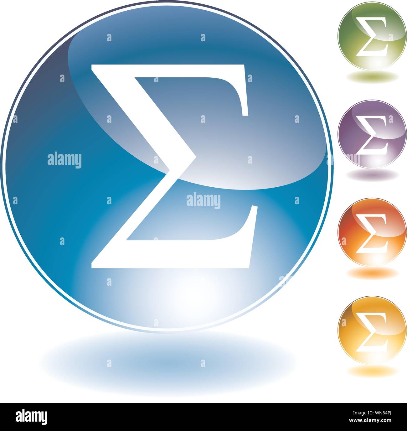 Greek alphabet characters Stock Vector Images - Alamy