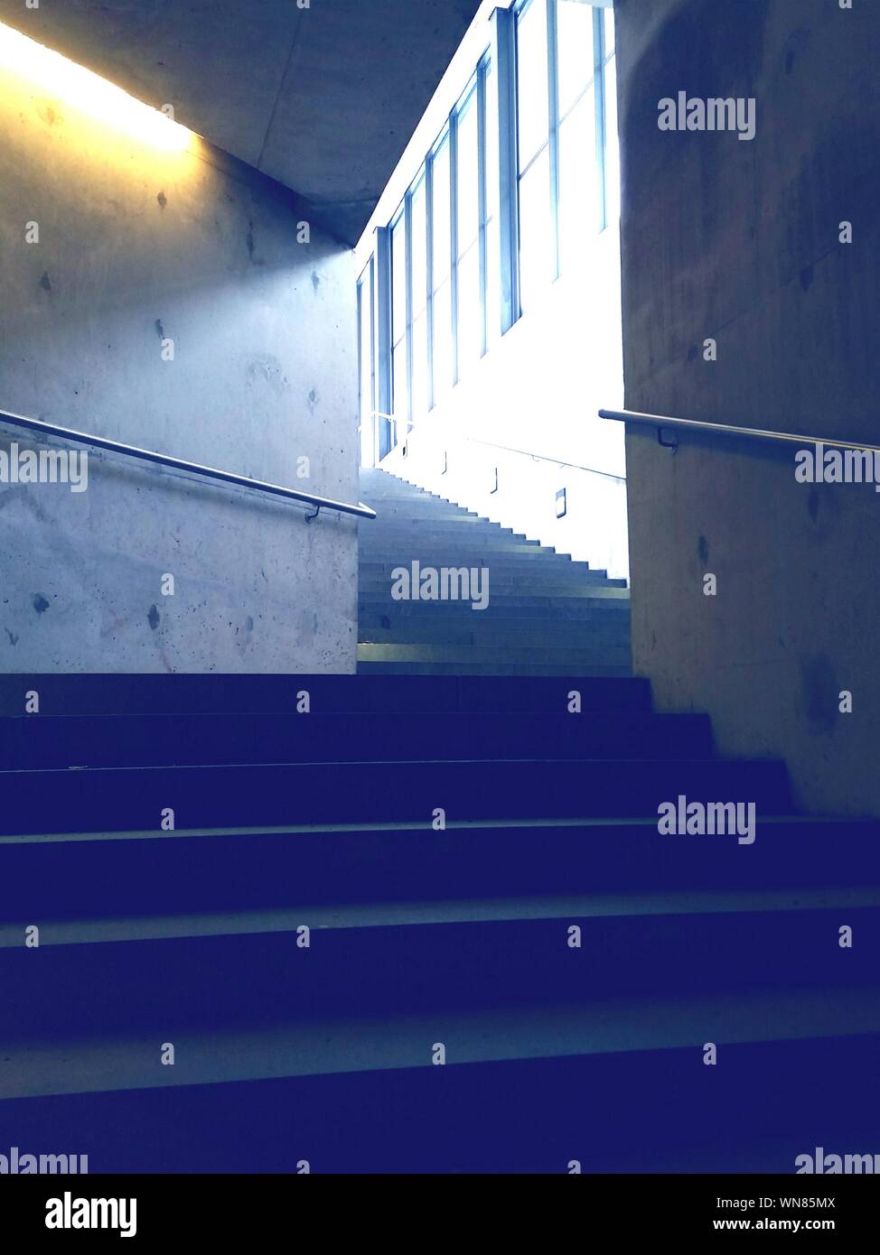 Staircase in railway station hi-res stock photography and images - Alamy