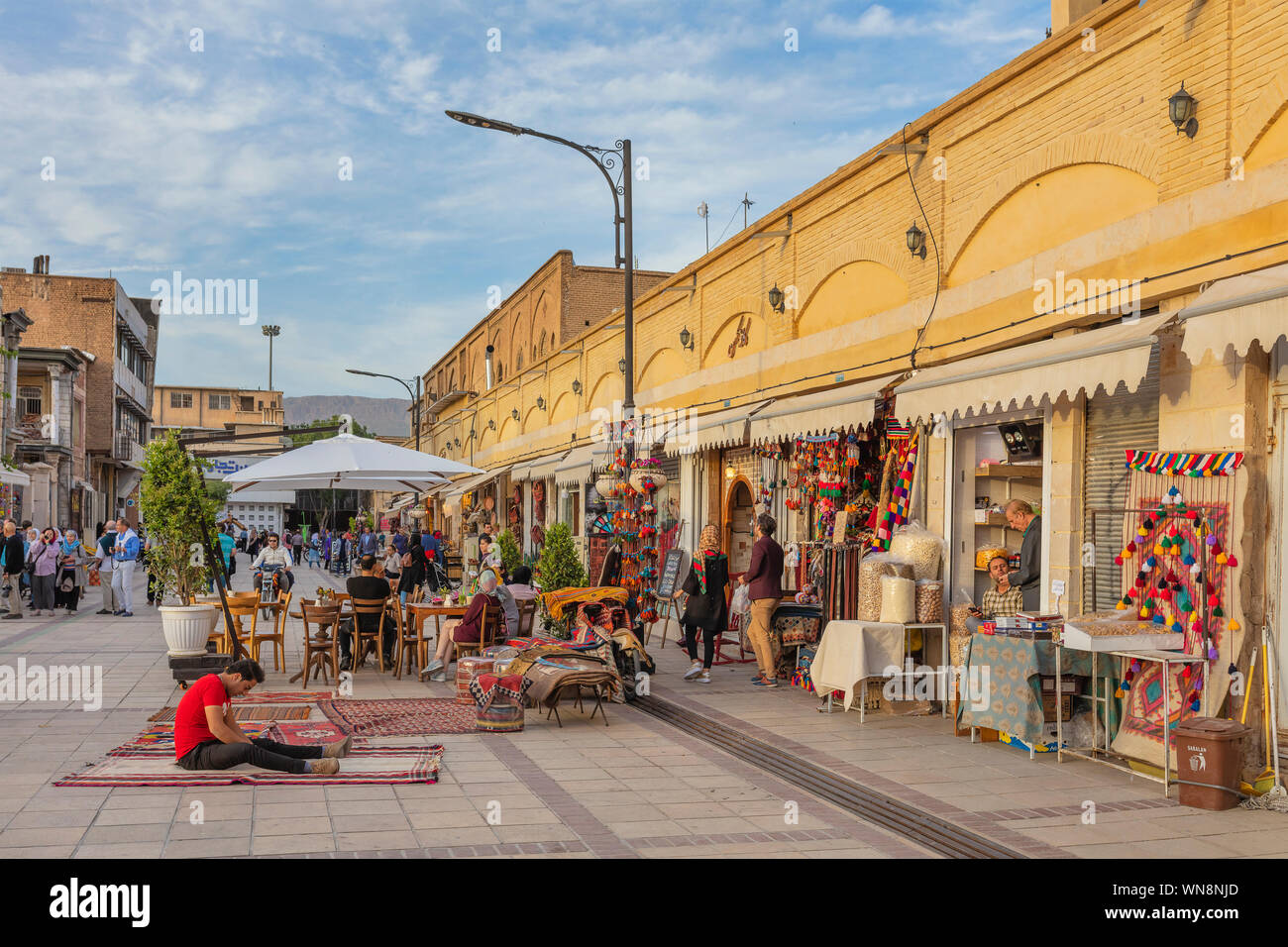 Street in old town, Shiraz, Fars Province, Iran Stock Photo Alamy