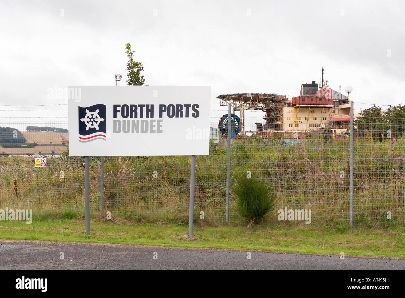Forth Ports, Dundee, Scotland, UK Stock Photo
