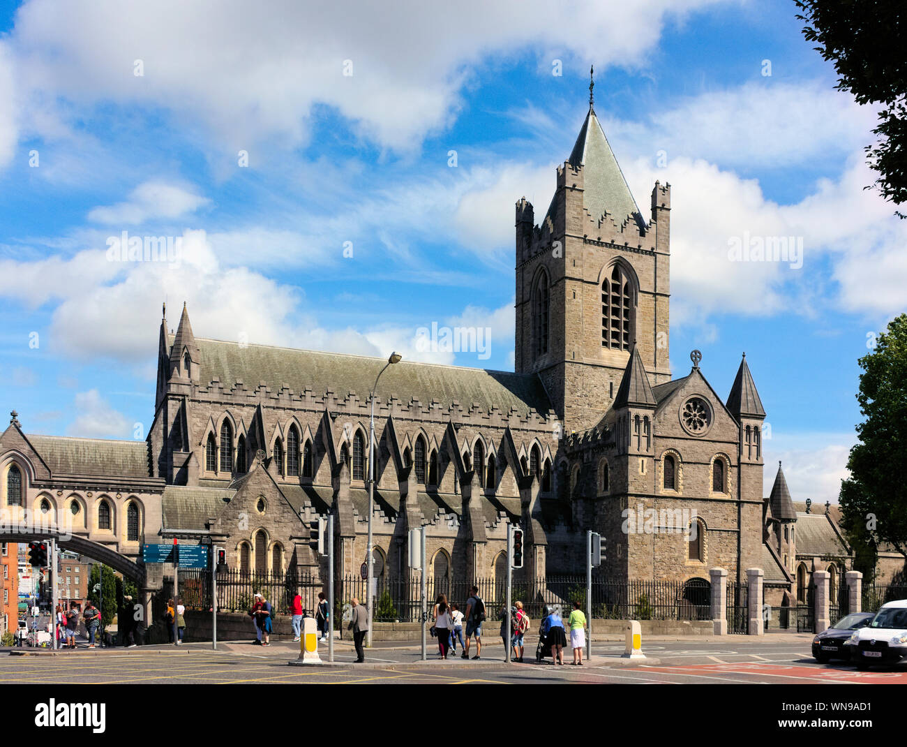 Christ church cathedral dublin ireland stock photo alamy