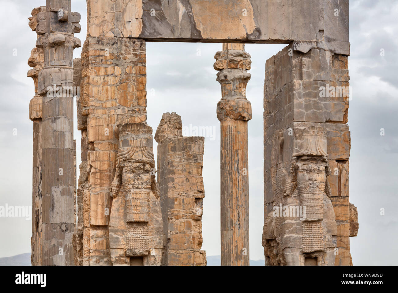 Gate of All Nations, Gate of Xerxes, Persepolis, ceremonial capital of