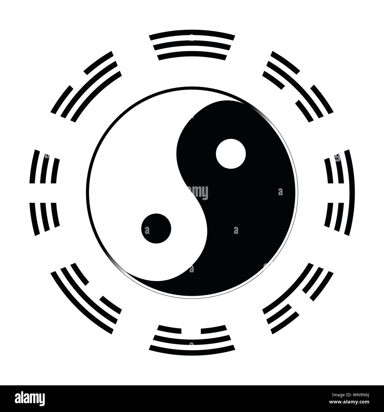 I Ching Stock Vector