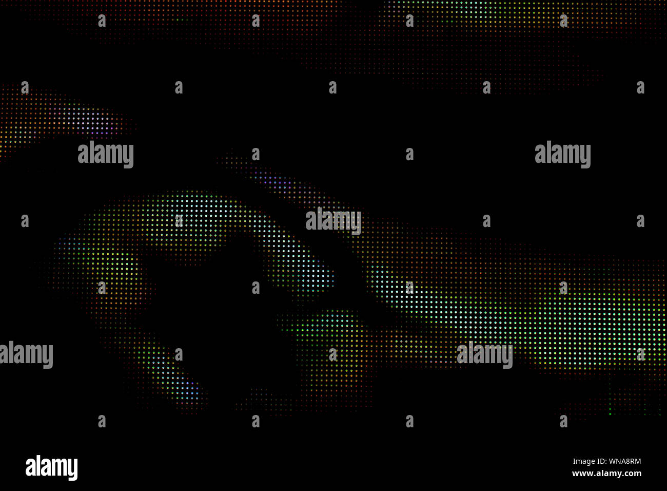 Texture background LED display technology that show the colorful ...