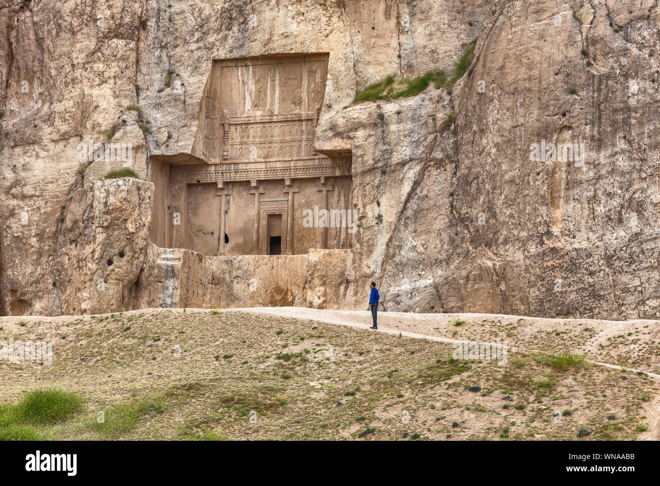Naqsh-e Rostam, necropolis, Fars Province, Iran Stock Photo - Alamy