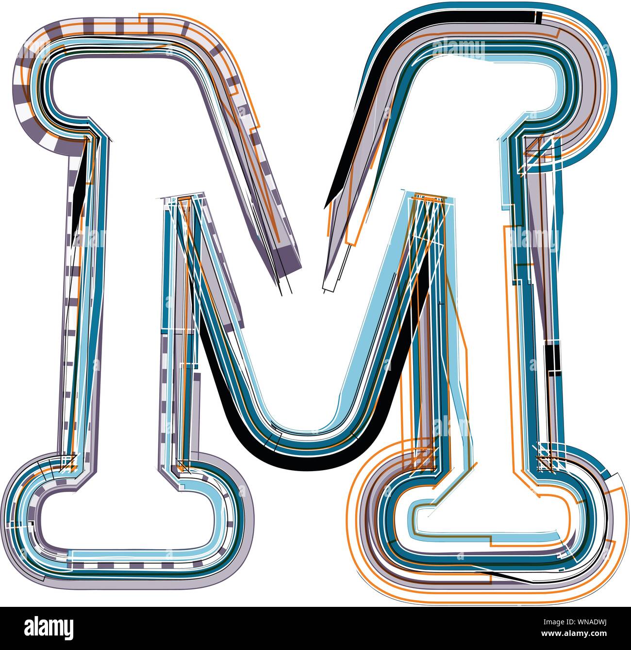 Font illustration LETTER M Stock Vector Image Art Alamy Font illustration LETTER M Stock Vector Image Art Alamy