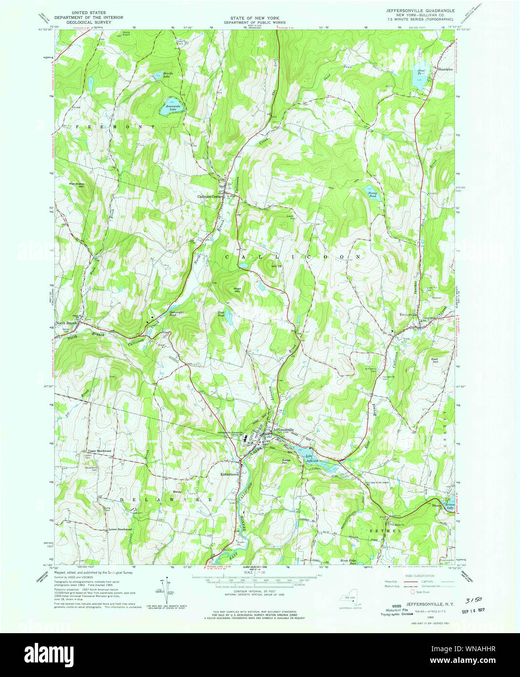 New York NY Jeffersonville 129991 1965 24000 Restoration Stock Photo