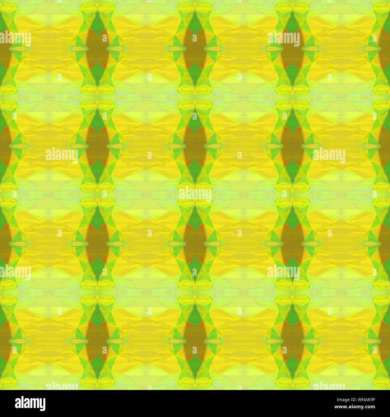 seamless pattern old retro style with green yellow, gold and moderate ...