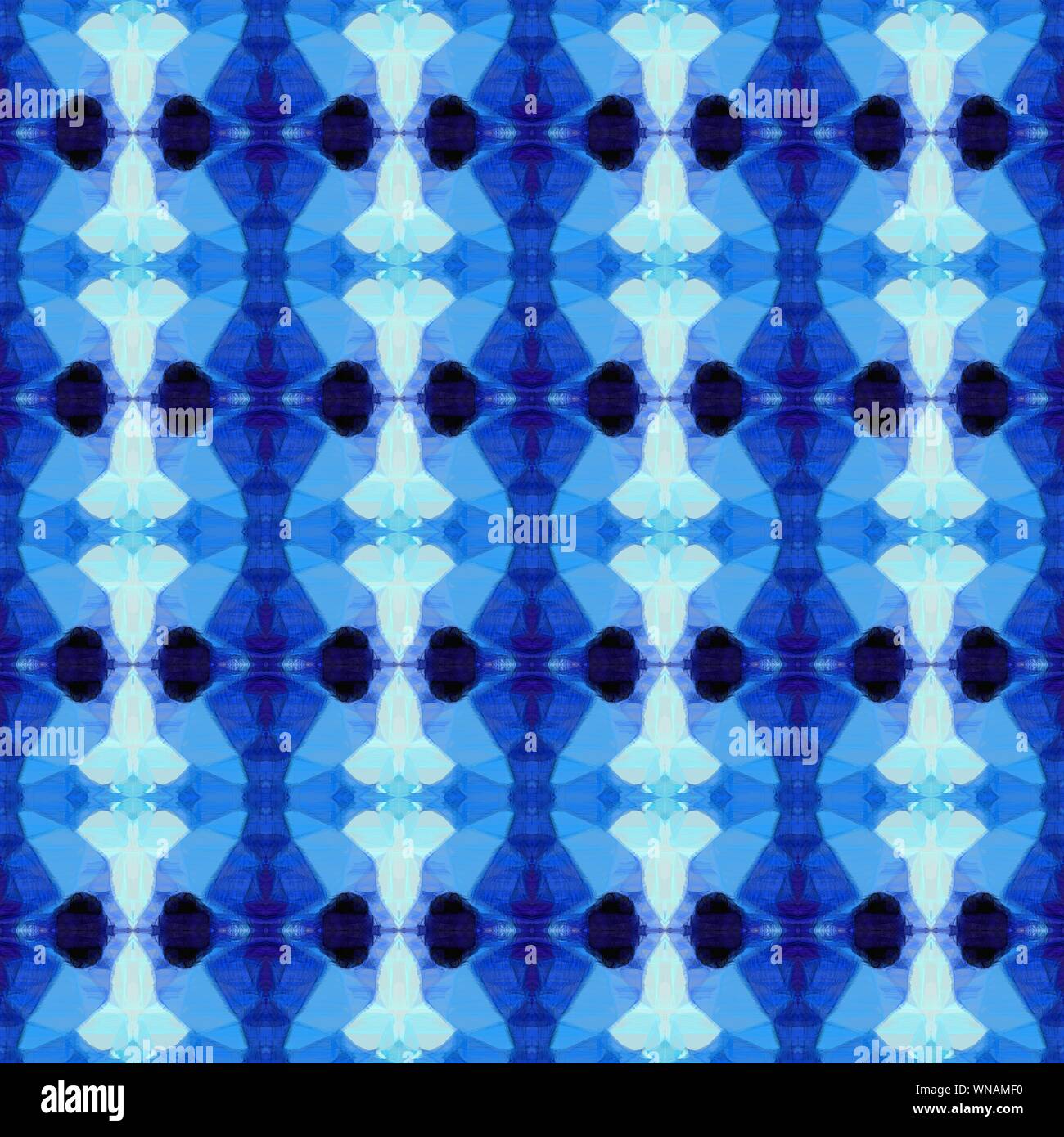 bright seamless pattern with royal blue, midnight blue and powder blue  colors. repeating background illustration can be used for wallpaper,  wrapping p Stock Photo - Alamy