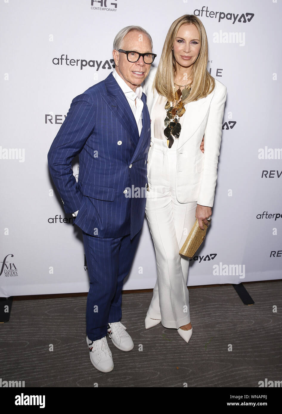 sikkerhed stribet Fancy NEW YORK, NY - September 05, 2019: Tommy Hilfiger and Dee Ocleppo attend  The Daily Front Row's 7th annual Fashion Media Awards at The Rainbow Room  Stock Photo - Alamy