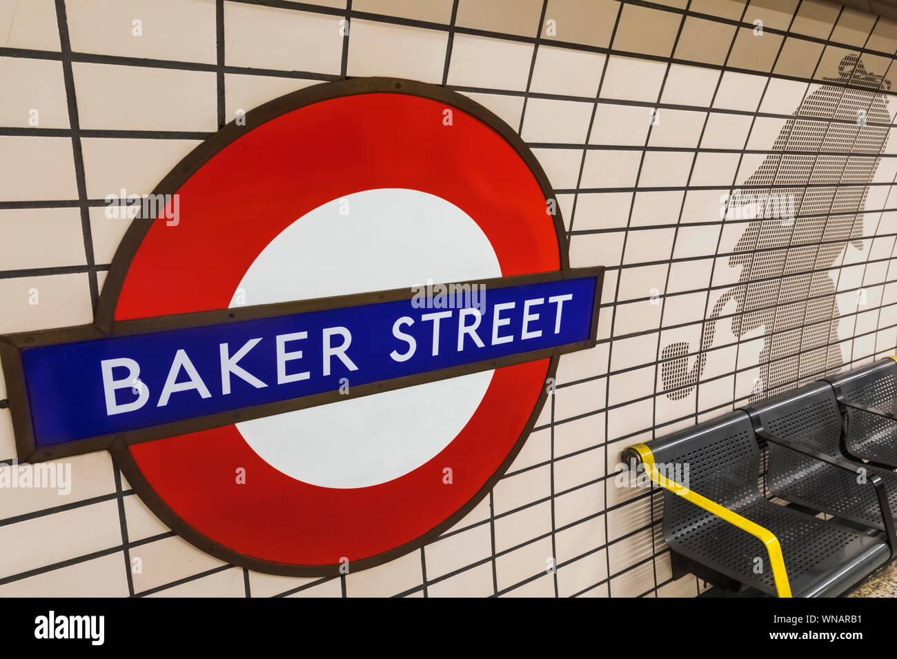 London underground sign baker street hi-res stock photography and ...