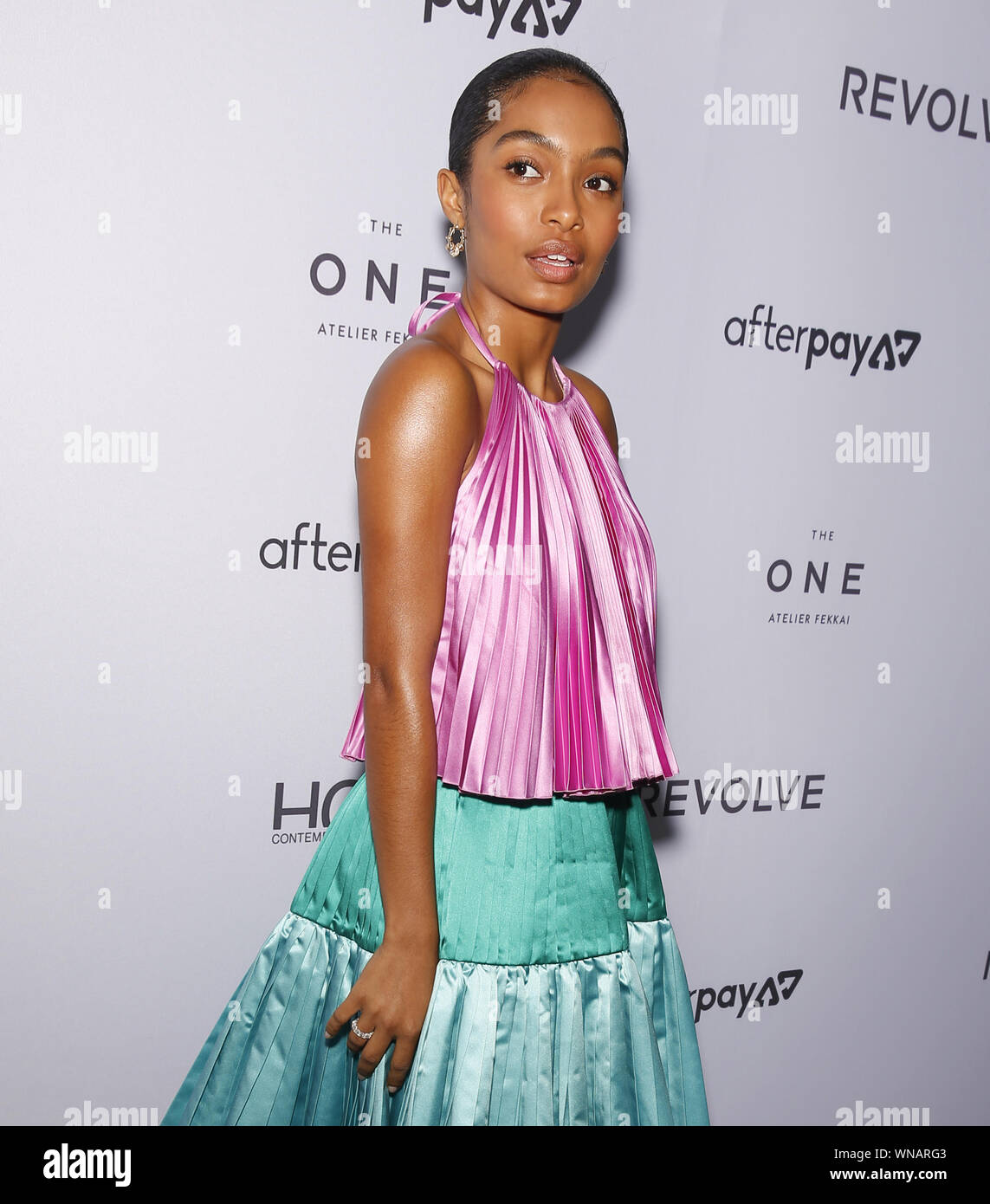 NEW YORK, NY - September 05, 2019: Yara Shahidi attends The Daily Front