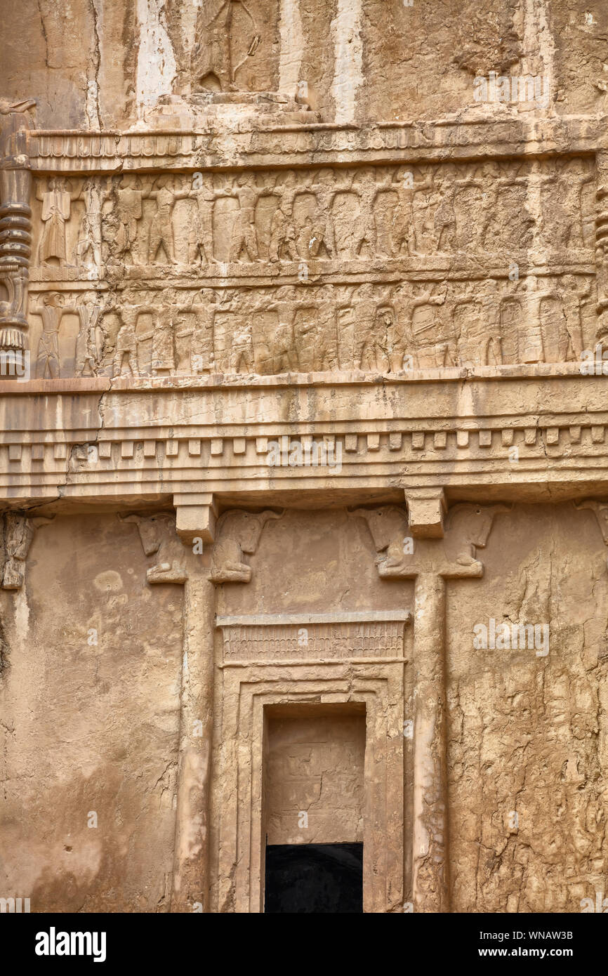 Naqsh-e Rostam, necropolis, Fars Province, Iran Stock Photo - Alamy