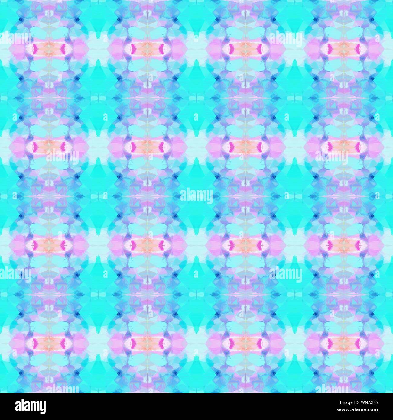 colorful seamless pattern with light blue, turquoise and sky blue ...