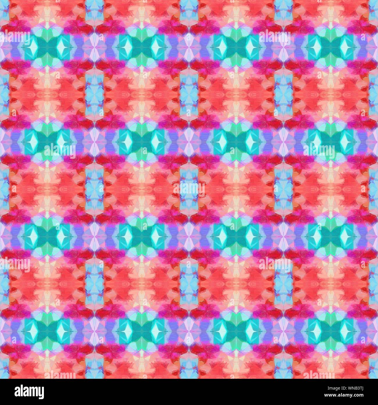 seamless retro pattern with pale violet red and light sea green colors ...