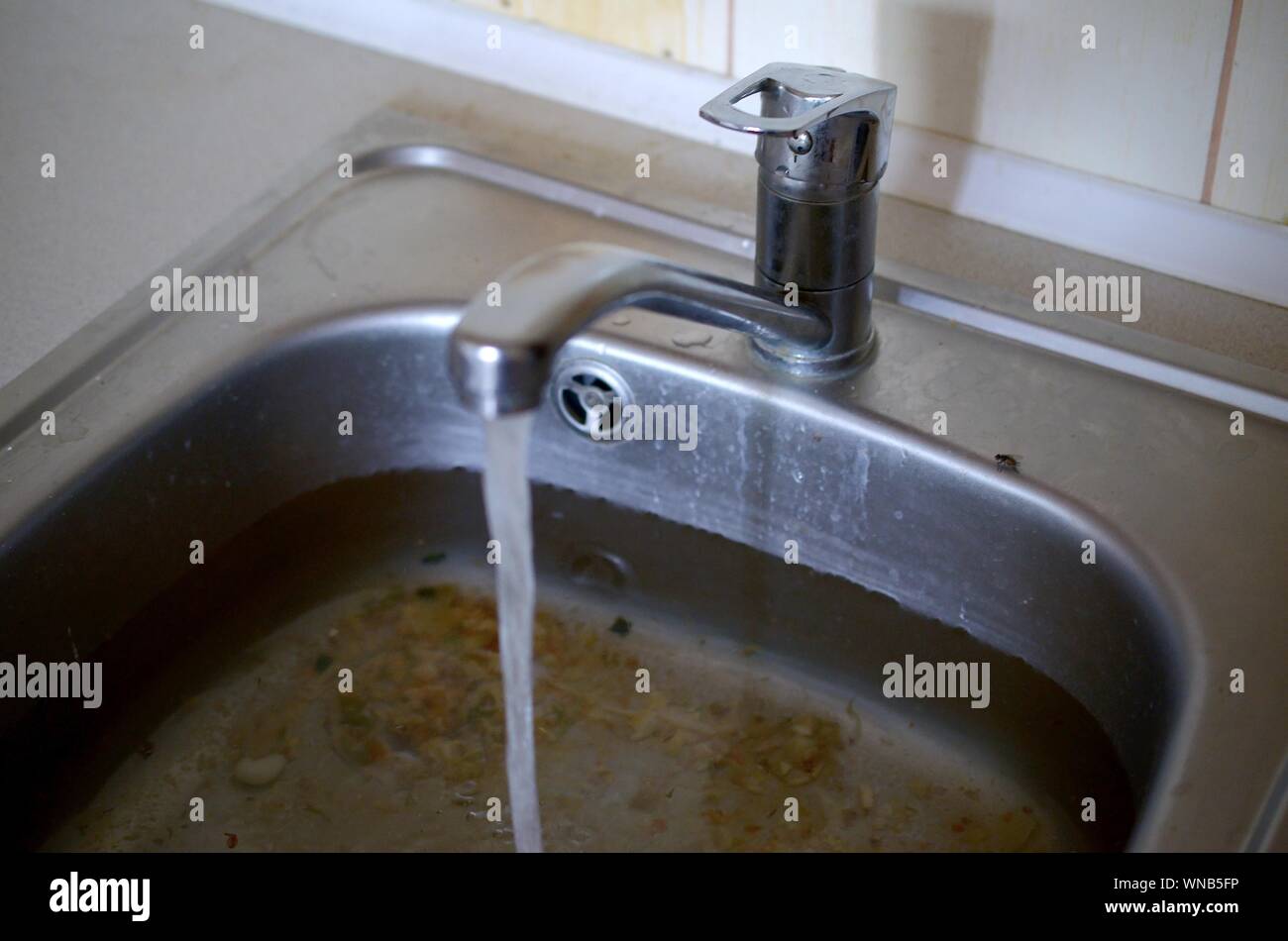 sink overflow clogged