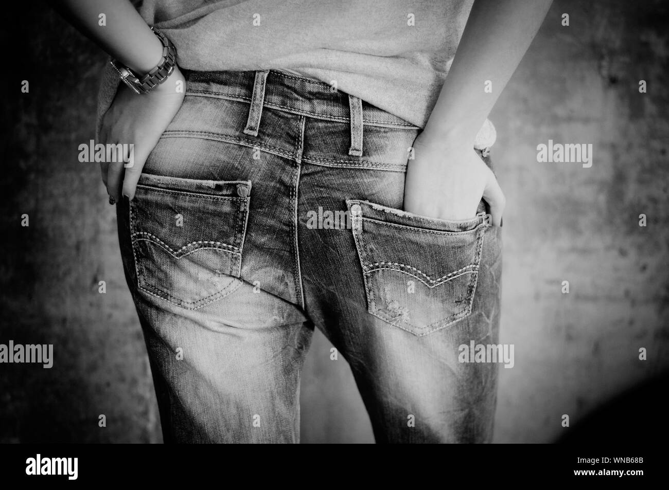 Hands in the back pocket hires stock photography and images Alamy