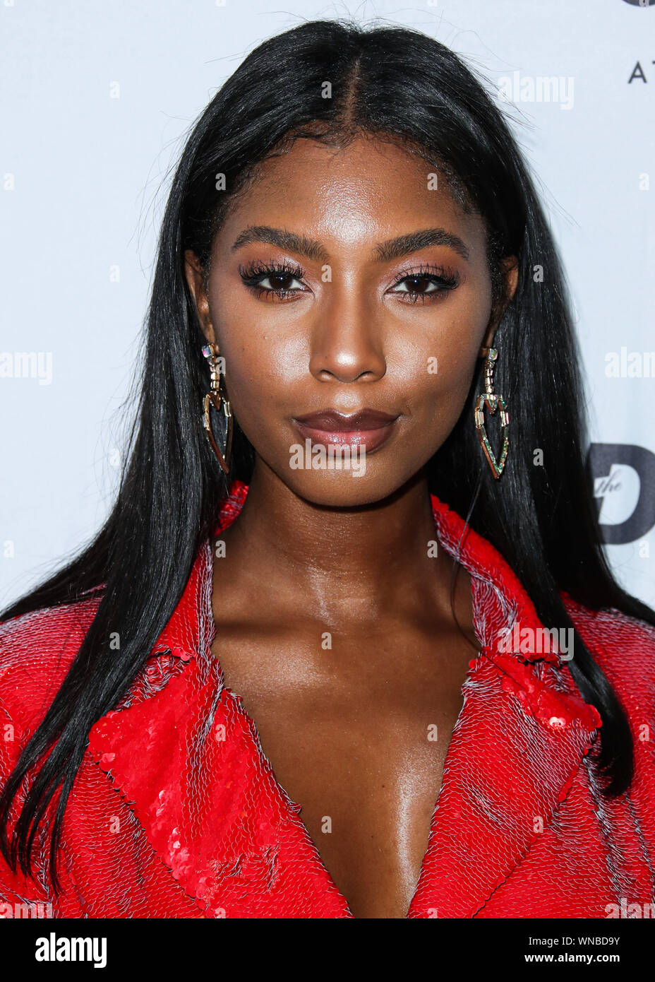 MANHATTAN, NEW YORK CITY, NEW YORK, USA - SEPTEMBER 05: Model Ebonee ...