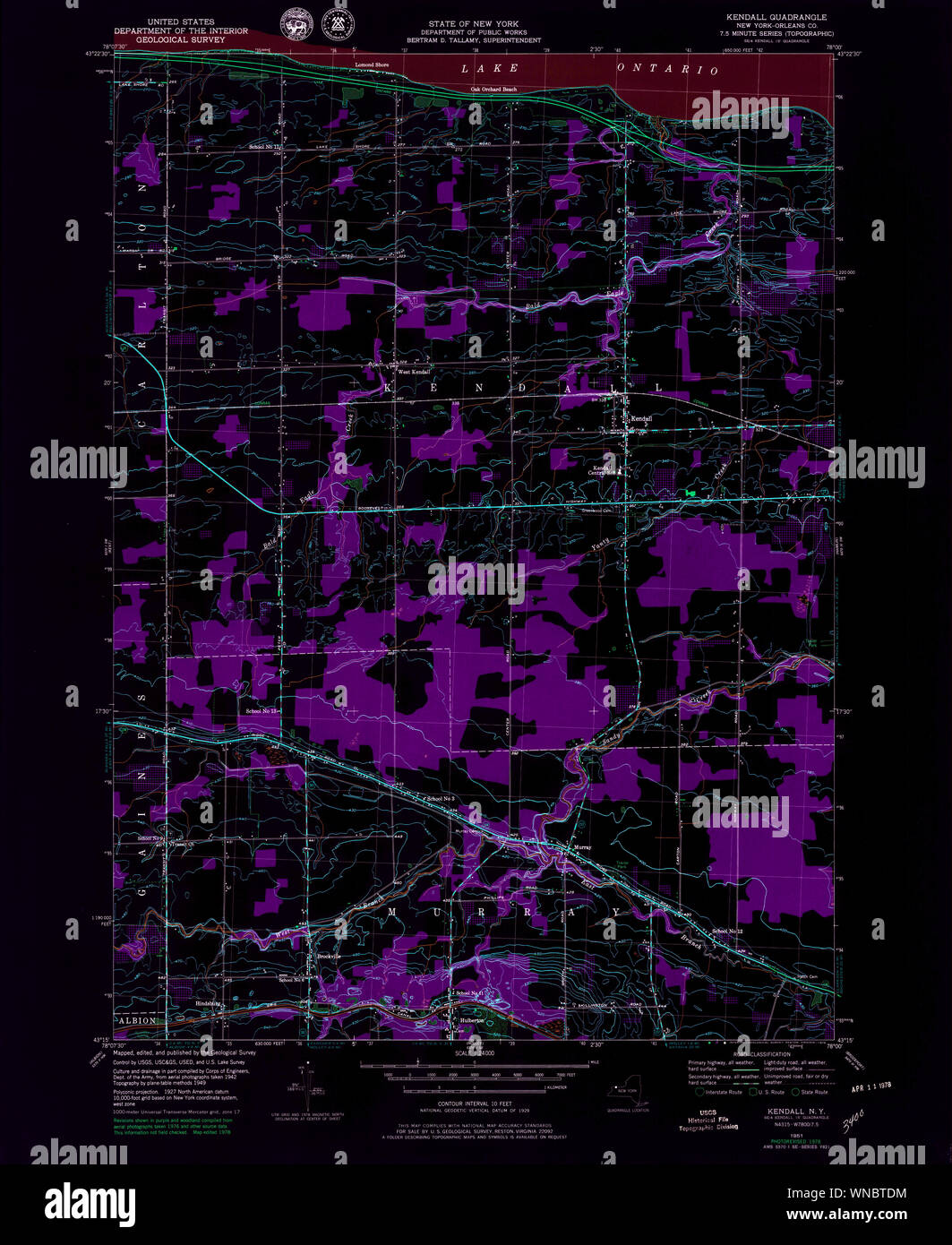 Map of kendall hires stock photography and images Alamy