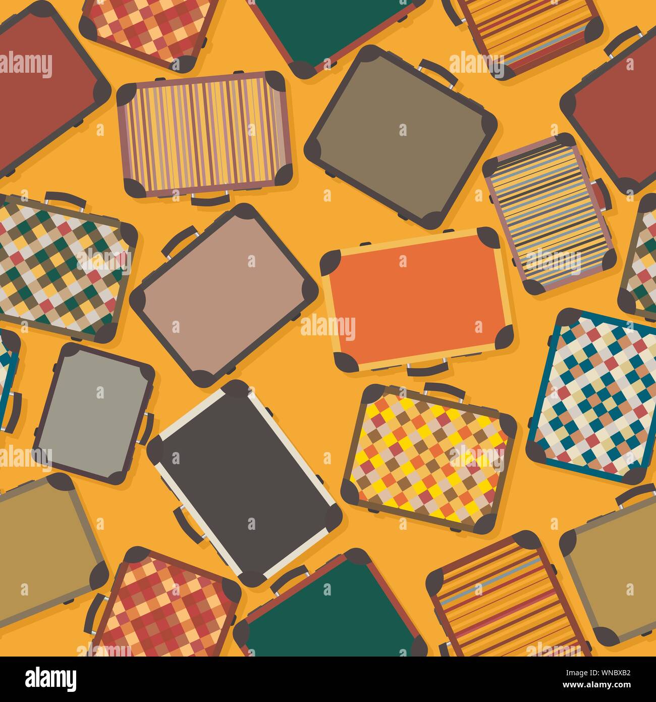 Luggage Design Patterns Colourfull background Stock Vector Images - Alamy