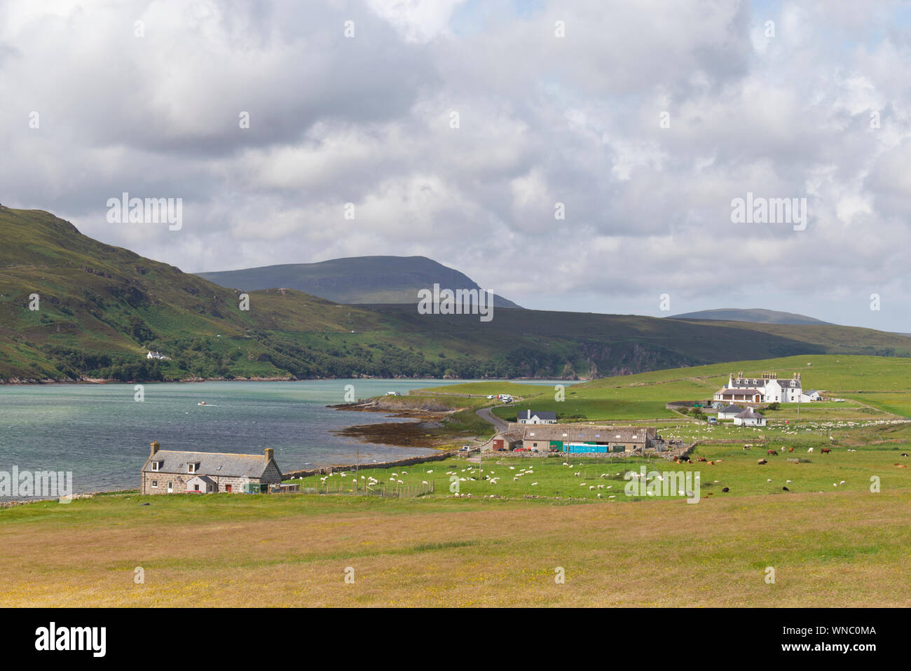 Keoldale, Kyle of Durness, Sutherland Stock Photo