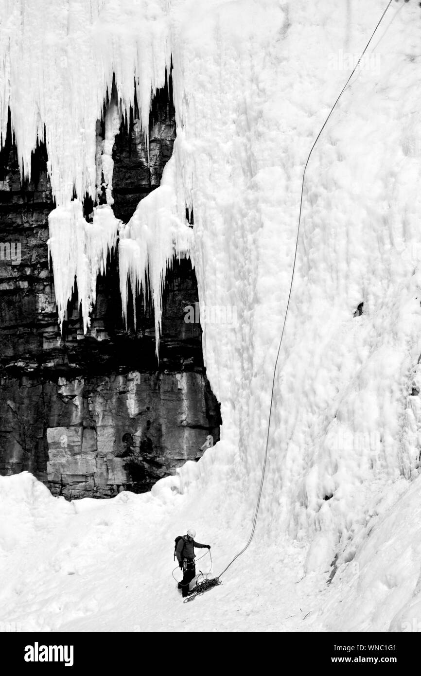 Ice climbing hi-res stock photography and images - Alamy