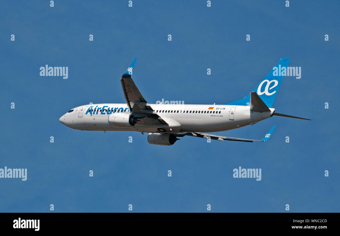 Air Europa Boeing 737-800, Gatwick Stock Photo