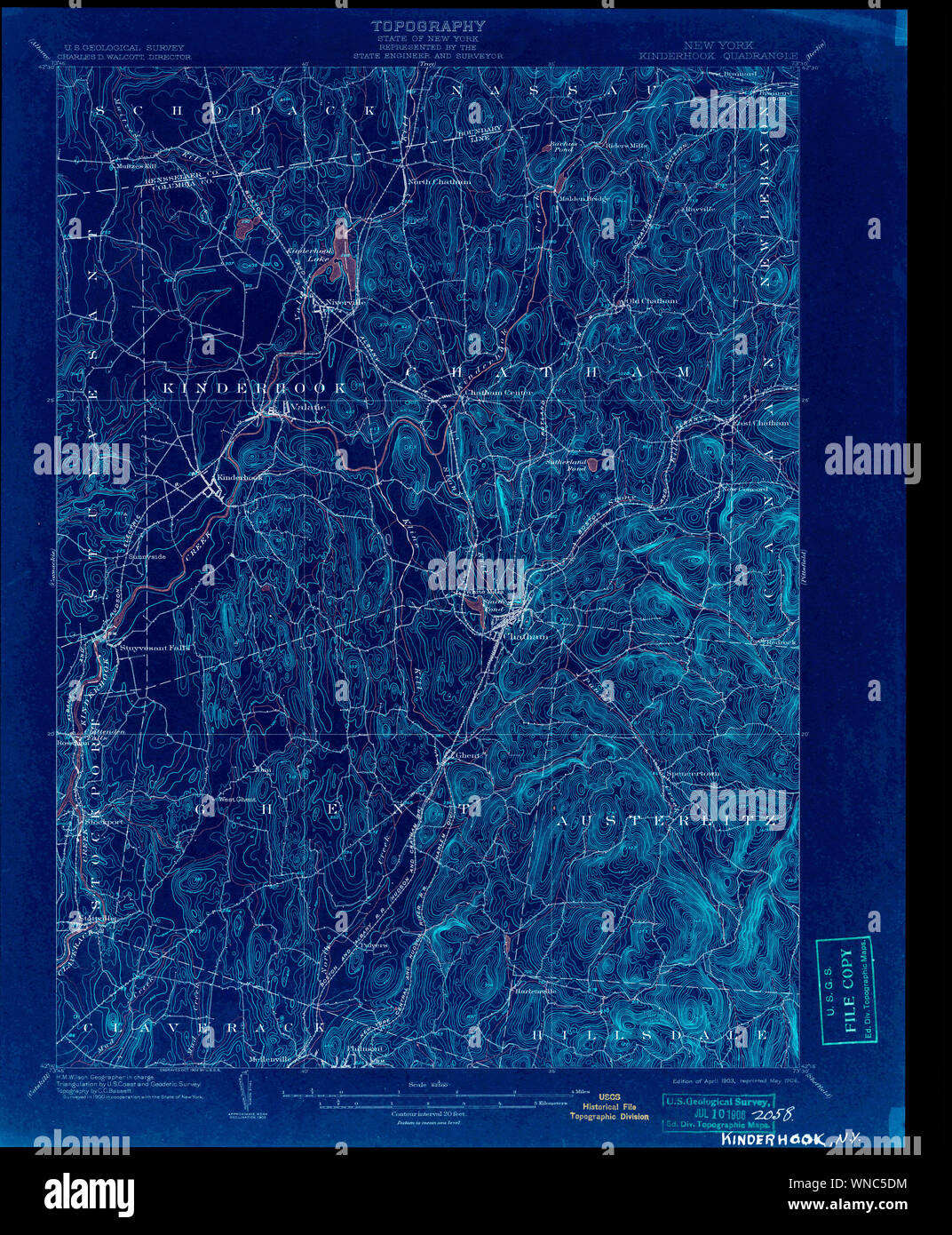 New York NY Kinderhook 139769 1903 62500 Inverted Restoration Stock Photo Alamy