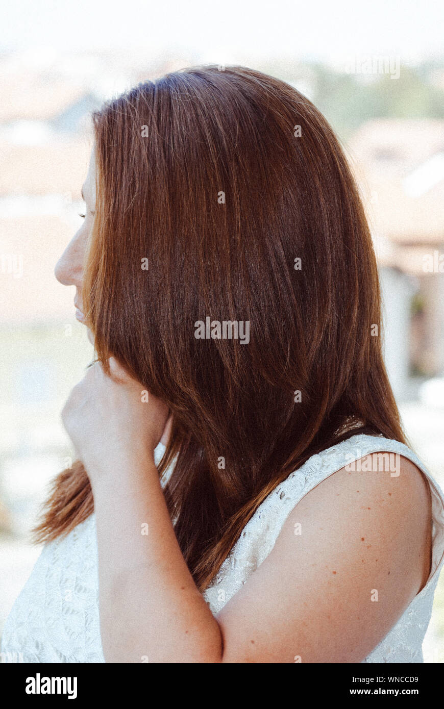 Redhead mature woman hi-res stock photography and images - Alamy
