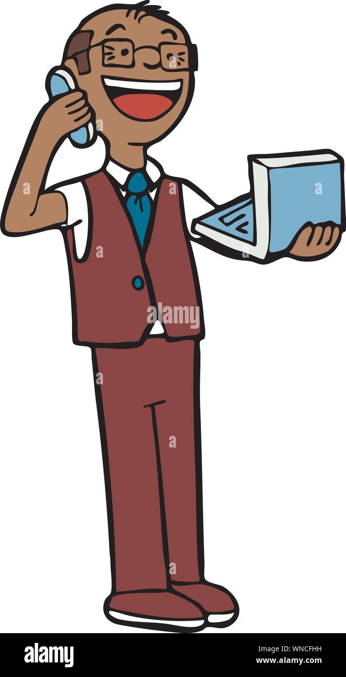 Man using Computer Stock Vector Image & Art - Alamy