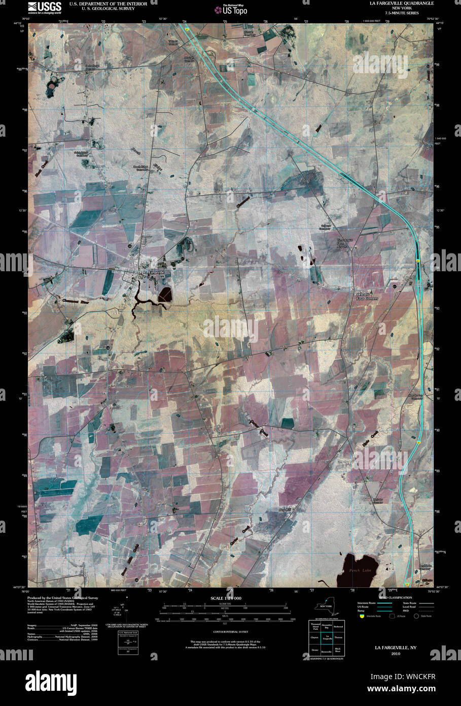 New York NY La Fargeville 20100513 TM Inverted Restoration Stock Photo