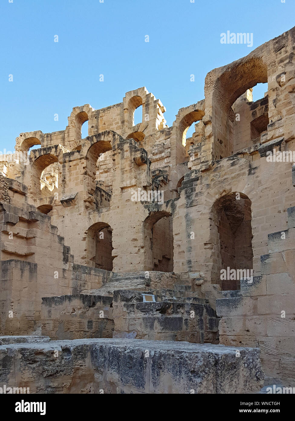 Roman stone ruins in Africa Stock Photo Alamy