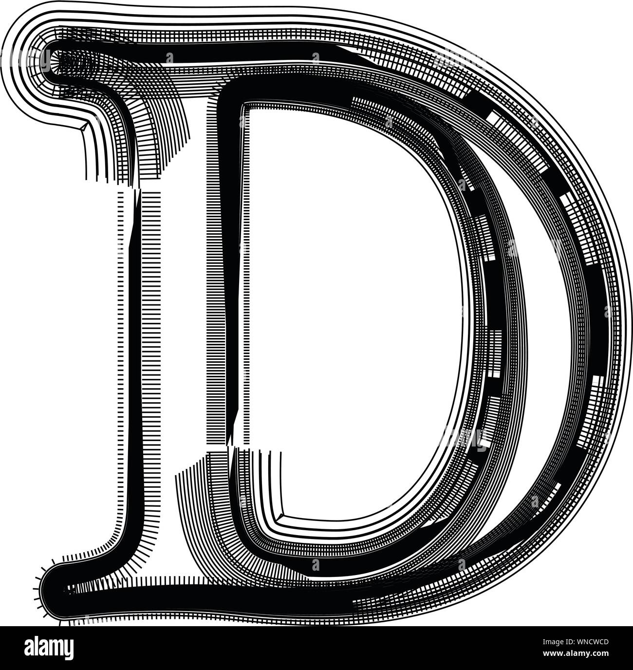 Letter D Black and White Stock Photos Images Alamy