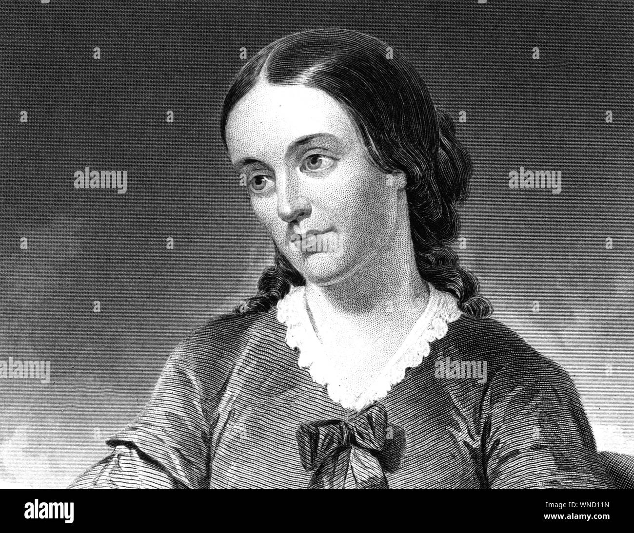 MARGARET FULLER (1810-1850) American journalist, editor and womans' rights advocate Stock Photo
