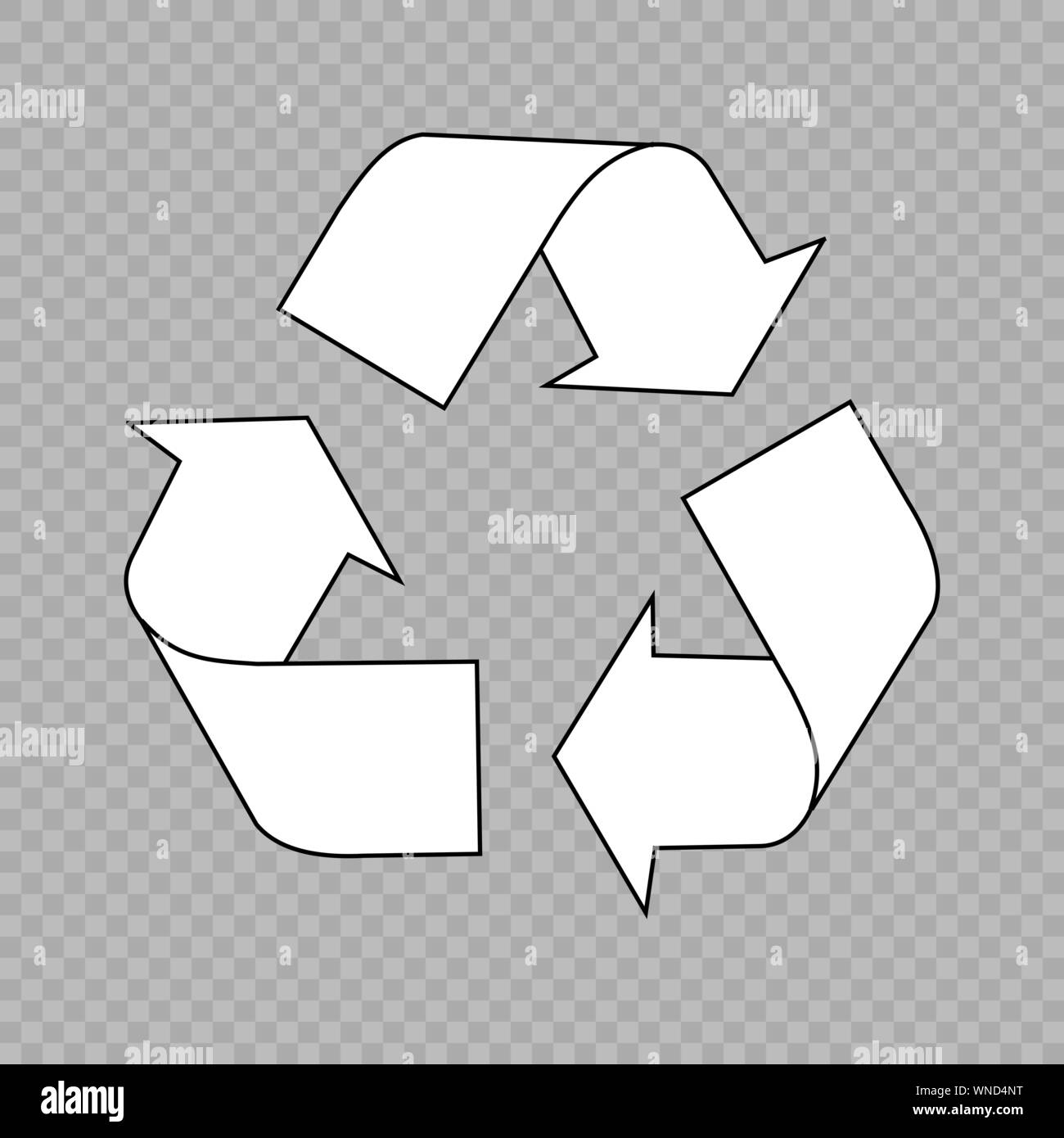 Recycle vector icon. Recycling symbol . Template for your design Stock ...