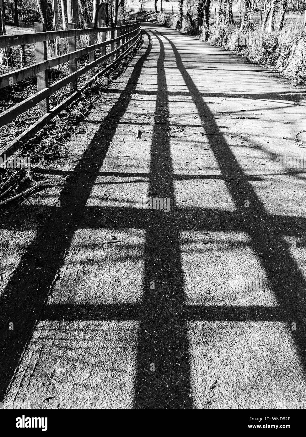 Fence Pathway High Resolution Stock Photography and Images - Alamy