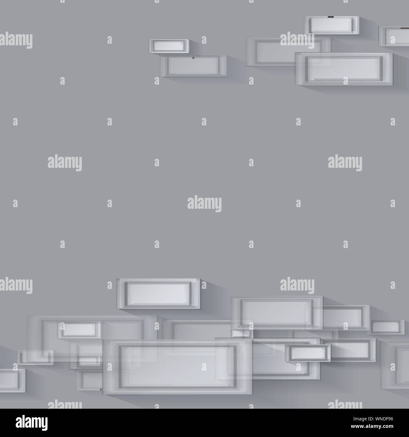 Vector Overlapping Squares Background Stock Vector Image & Art - Alamy