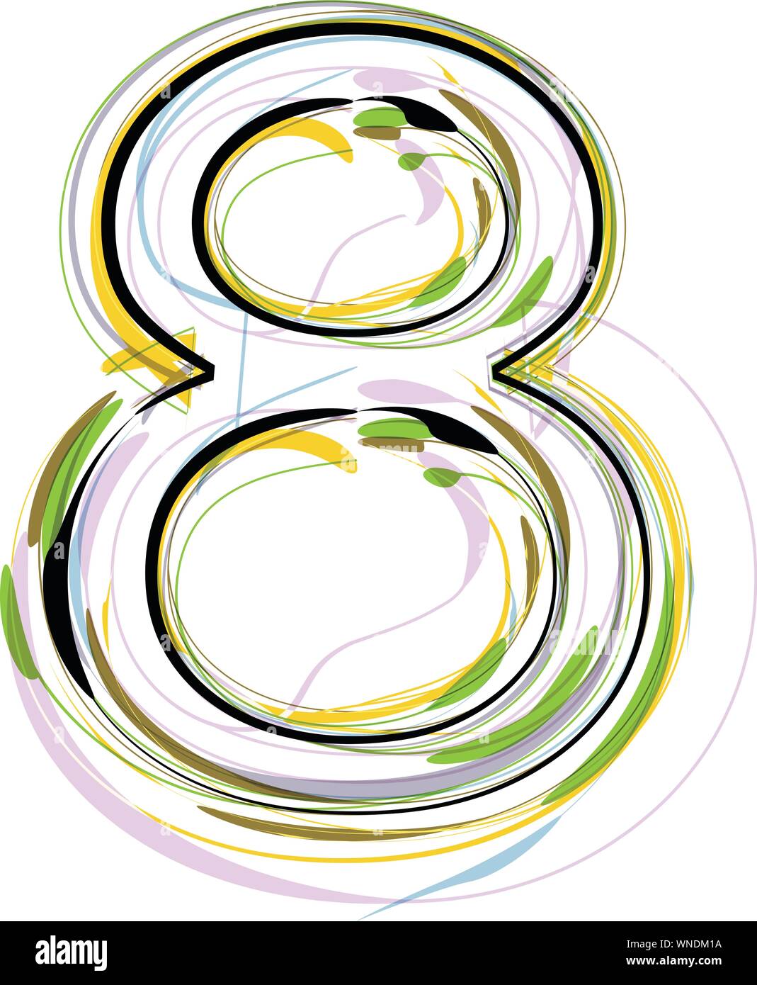 Organic Font illustration Number 8 Stock Vector Image Art Alamy Organic Font illustration Number 8 Stock Vector Image Art Alamy