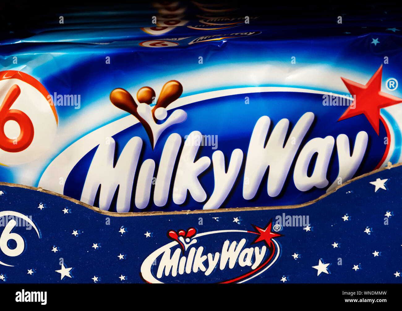 Milky way chocolate bar on hires stock photography and images Alamy