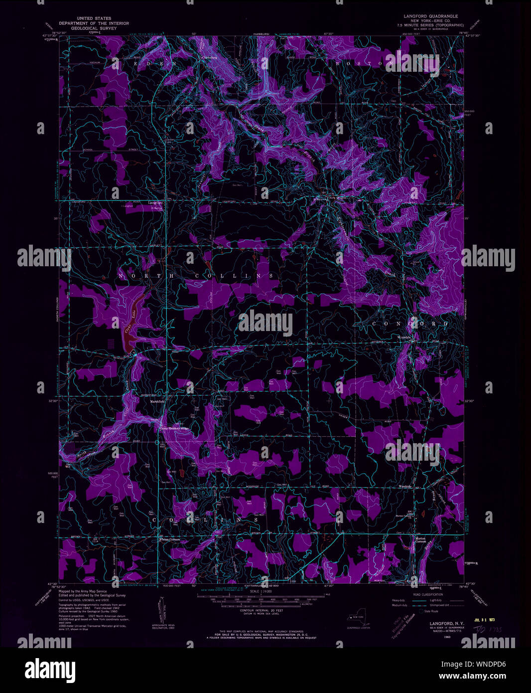 Map of langford hires stock photography and images Alamy