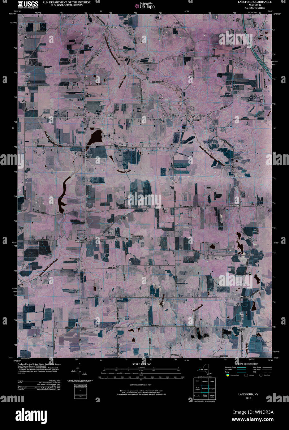 Map of langford hires stock photography and images Alamy