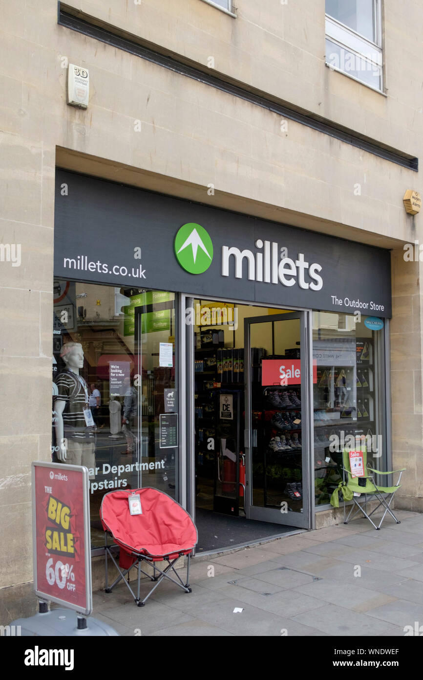 Millets store bath hires stock photography and images Alamy