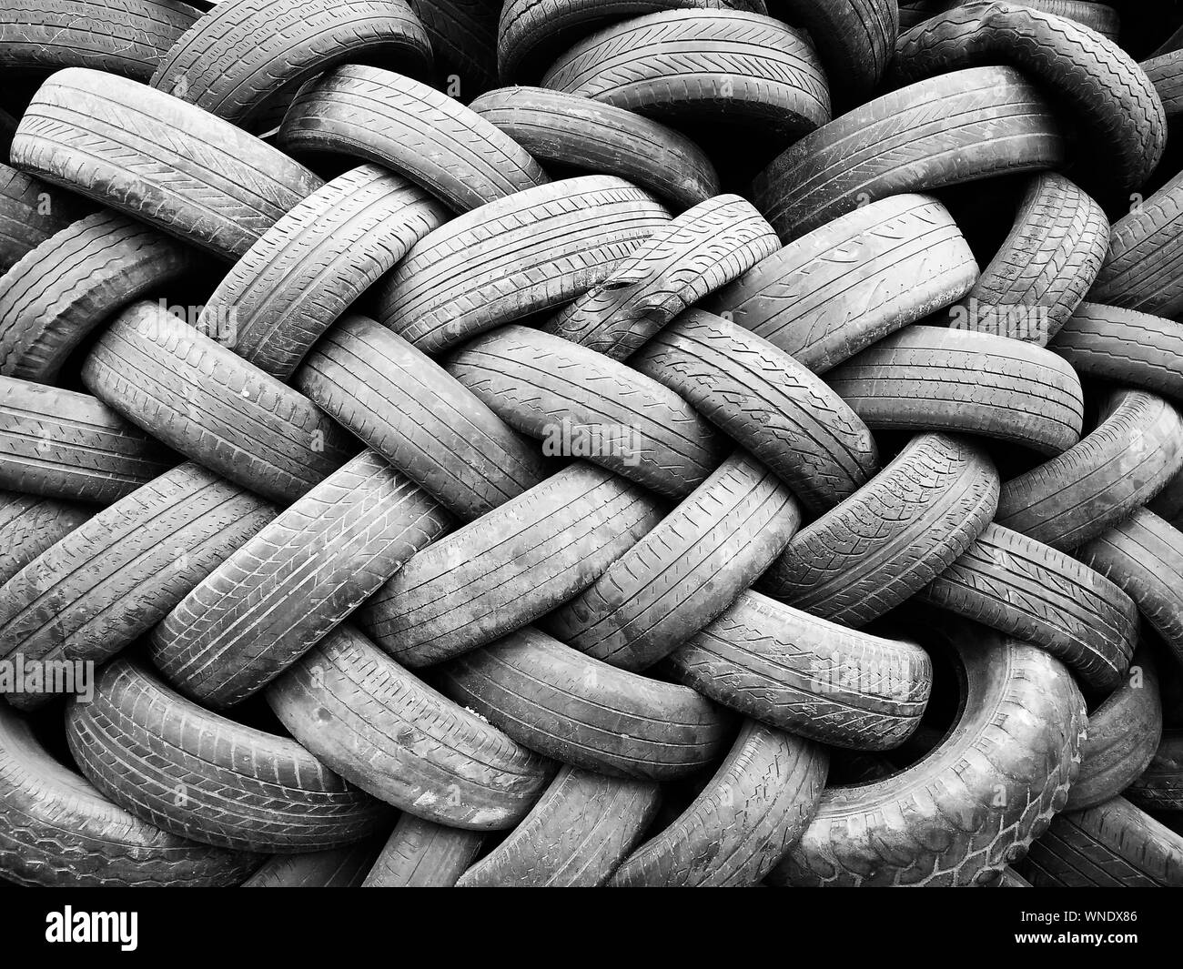 Used tires hires stock photography and images Alamy