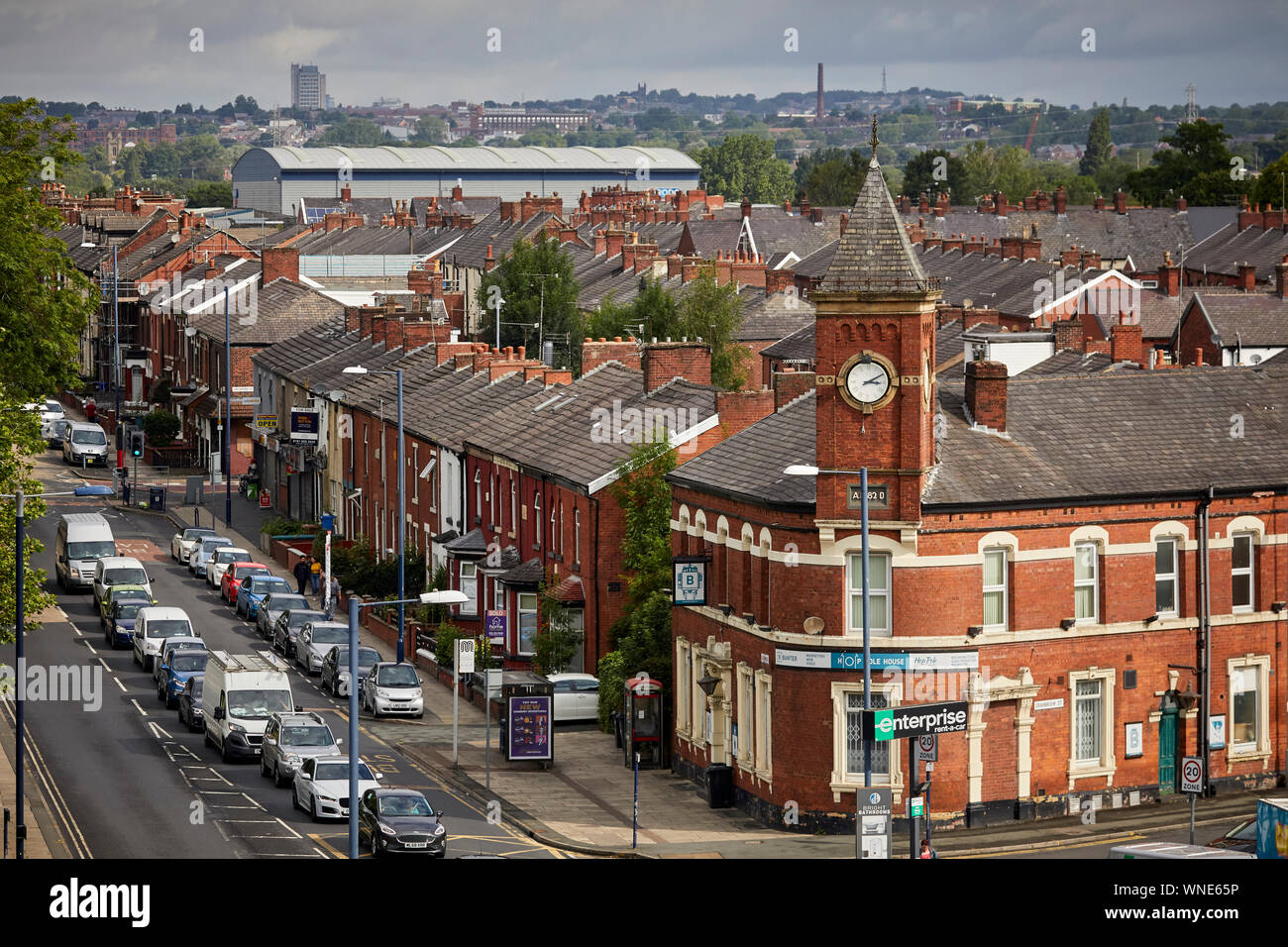 AshtonunderLyne ex pub Hop Pole Hotel, now offices Stock Photo Alamy
