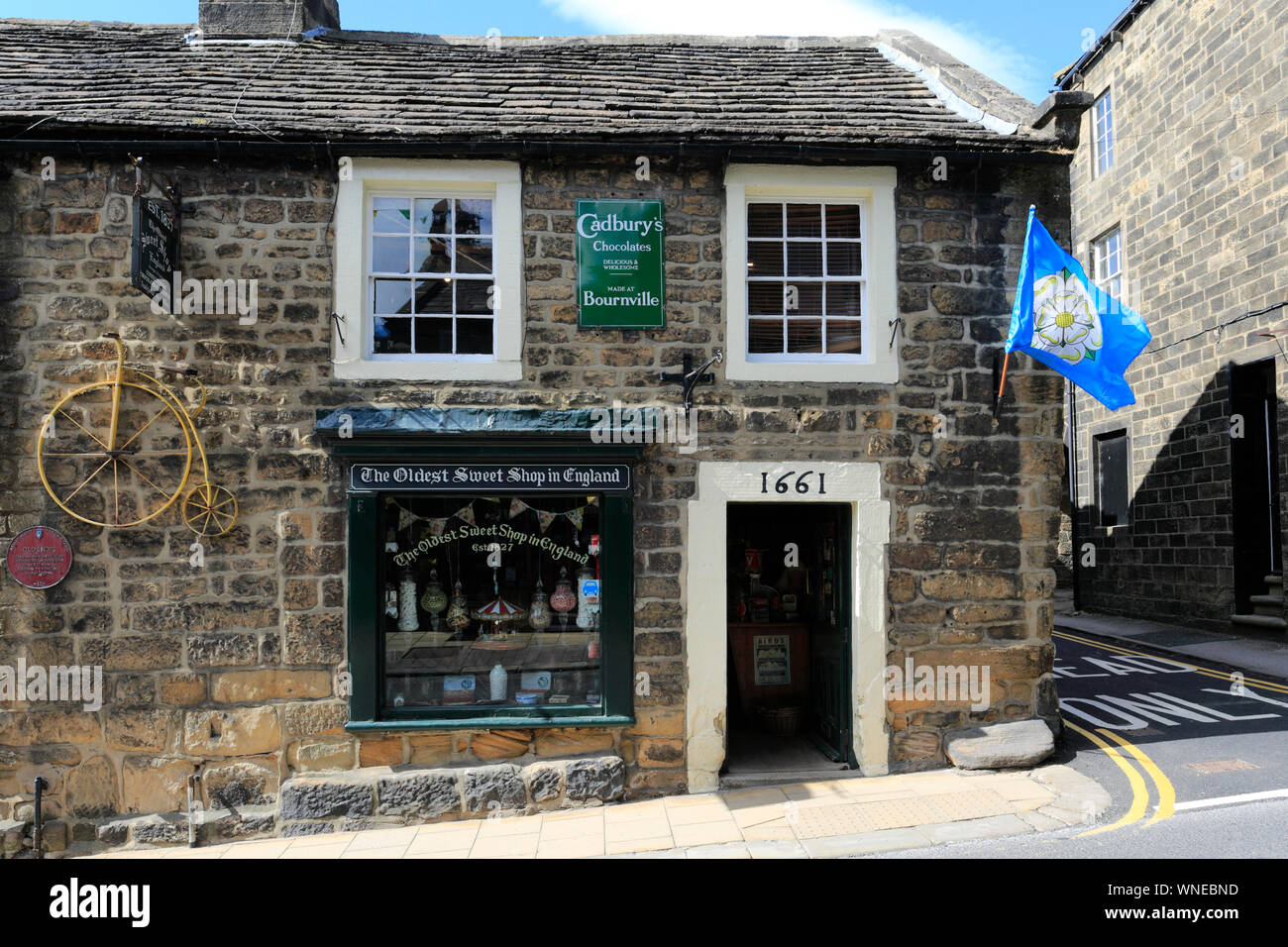 Oldest Sweet Shop in England, Pateley Bridge town, Nidderdale, North