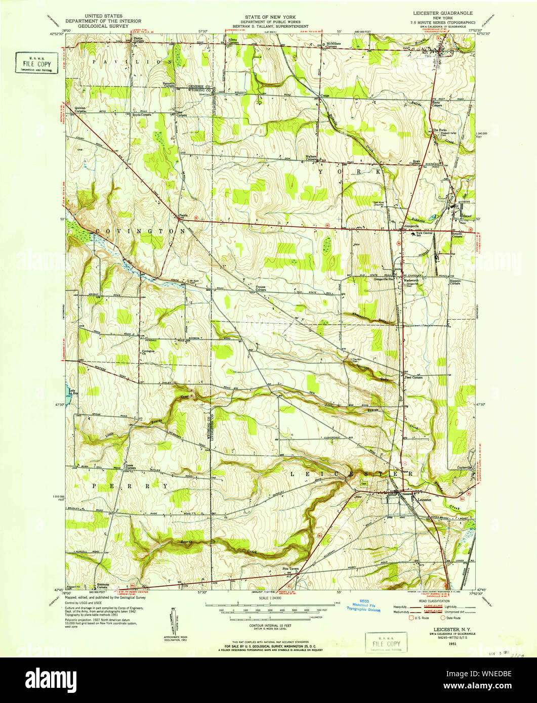 New York NY Leicester 130249 1951 24000 Restoration Stock Photo Alamy